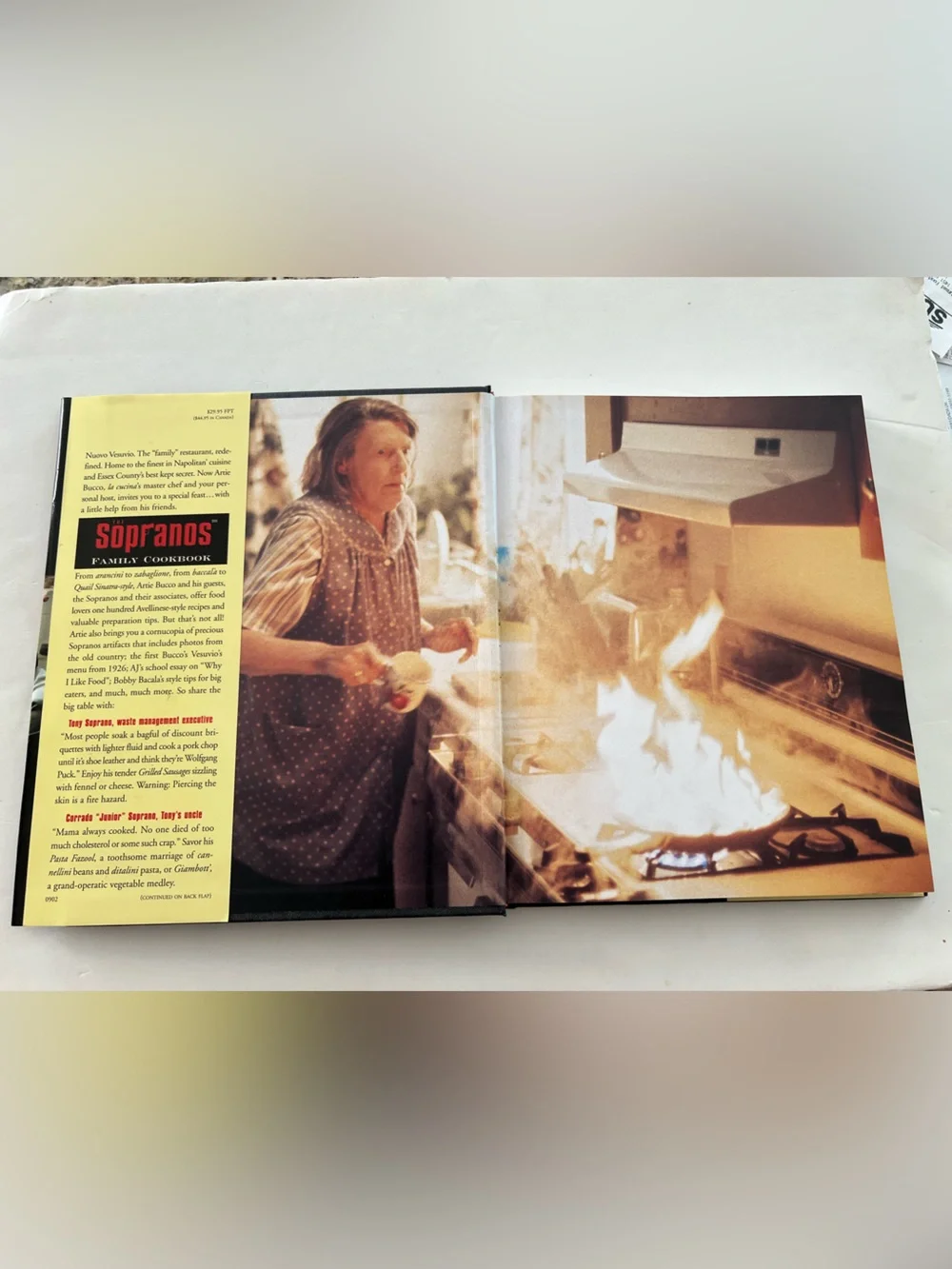 The Sopranos Family Cookbook: As Compiled by Artie Bucco - Hardcover - 1st Print
